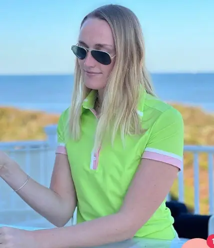 Kilo Tango Golf Polo In Lime UPF 50 Sz L Green Size L