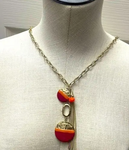 Illuminata necklace chain link gold tone lobster clasp closure jewelry