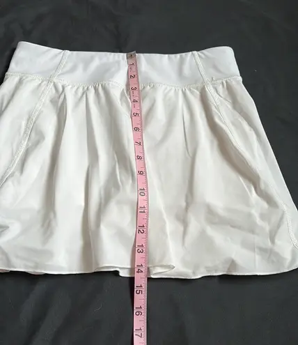 Tnaction White Tennis Skirt With Attached Shorts Size Medium