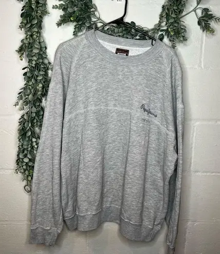 Pepe Jeans  London | women gray crew neck oversized long sleeve vintage