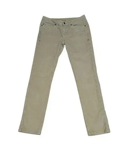Stio Rivet Cord Slim Fit Corduroy Pants Cream Tan Womens 6 Gorpcore Casual Gorp