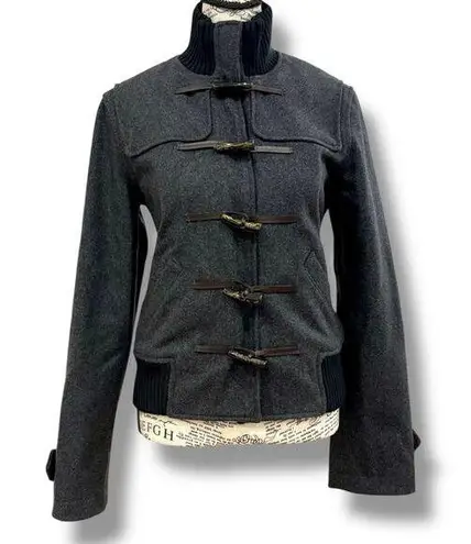 NWT See By Chloe Women’s Size 8 Gray Wool Short Coat Jacket Designer