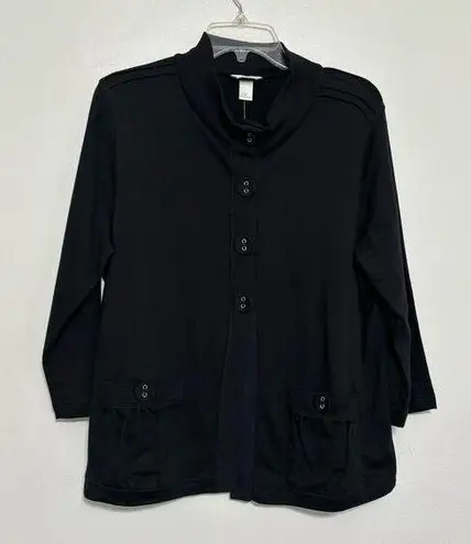 Christopher & Banks Black Jacket Size XL NWT