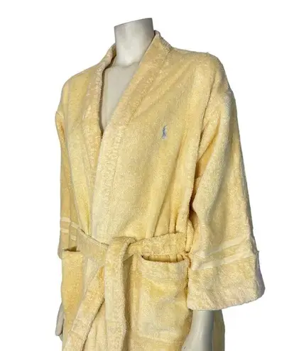 Ralph Lauren Vintage  His & Her Terry towel robe in yellow size Medium & Large