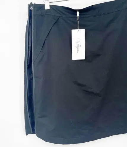 Lady Hagen NWT  Womens Outdoor Golf Side Zipper Activewear Skirt Size XL Black