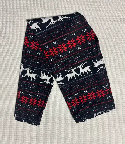 Christmas Holiday Leggings Black Size M