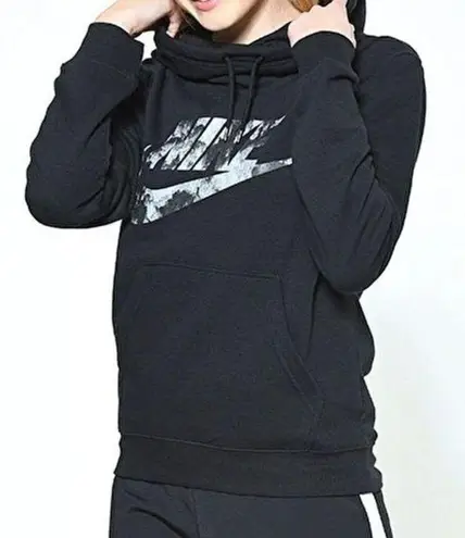 Nike NSW Funnel-Neck Hoodie High Cowl Cowlneck Pullover Hood Sweatshirt Sweater