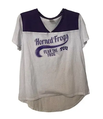 Proedge TCU Horned Frogs Waffle Baseball Team Tee Shirt - Size Large