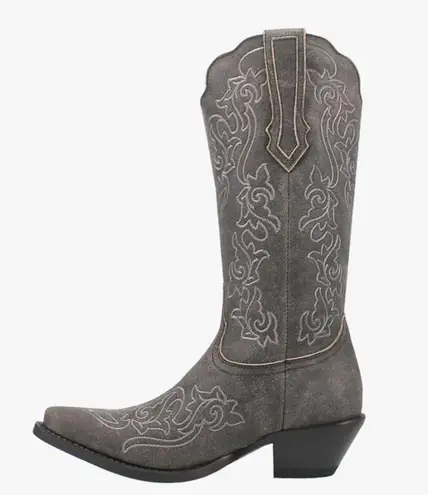 Dingo Flirty N' Fun Embroidered Cowboy Boots Mid Calf Mid Heel