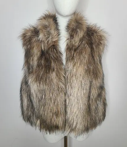 Alice & Trixie Alice & Trixie Hudson Faux Coyote Fur Vest Size M/L