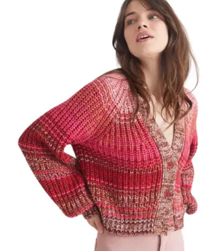 525 America Rumi Cardigan in Toasted Almond Multi Toasted Almond Multi Small - Image 1