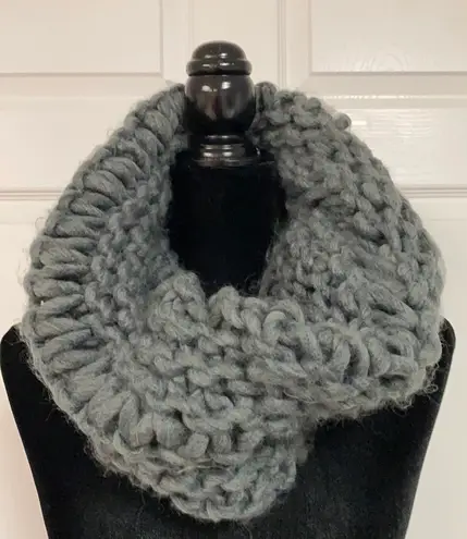 Mossimo Supply Co Mossimo Gray cotton oversized chunky crochet scarf. One size