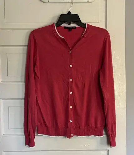 Brooks Brothers Pink Sweater Cardigan