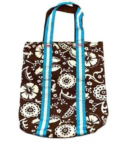 American Eagle  Womens Shoulder Bag Tropical Print Summer Beach Bag Retro Floral