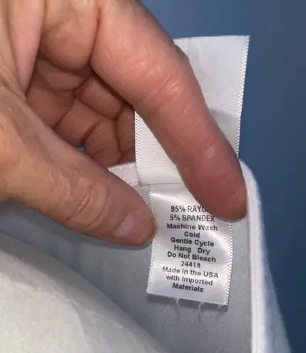 Agnes & Dora White Essential Tank, Size X-Small XS, VGUC