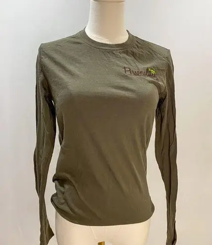 Army Green “Personality” Chameleon Long Sleeve Top