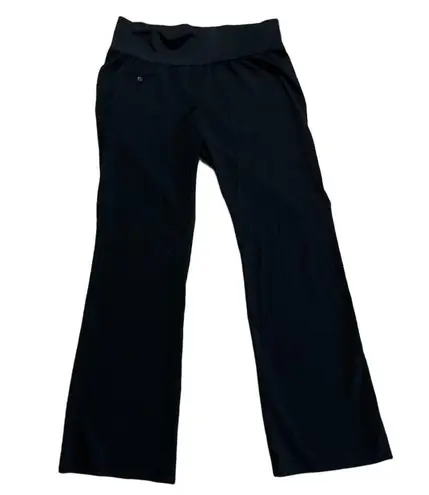 Liz Lange Maternity Lightweight Black Pants Stretchy Waist Womens 6