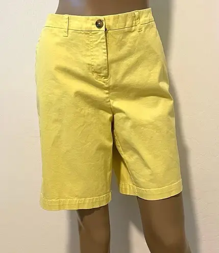 Bermuda Boden 9" yellow  chino casual shorts size 12 SH2 8016