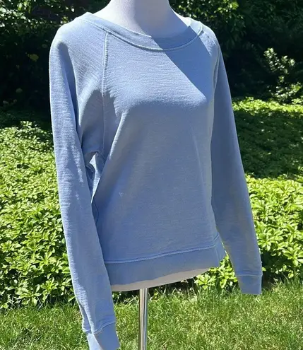 J.Crew  Blue Garmet Dyed Crewneck Sweatshirt