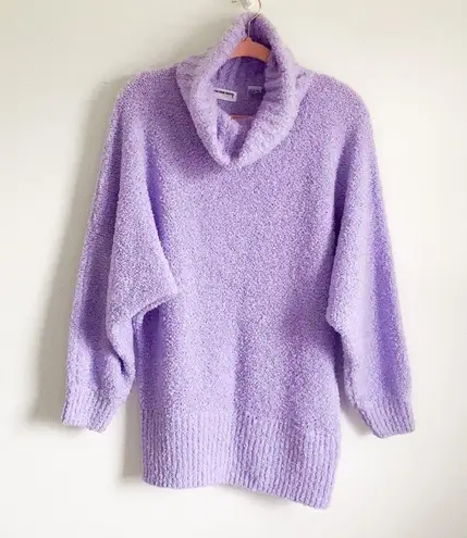 Jason Maxwell Light Purple Oversized Cowl neck Sweater Medium