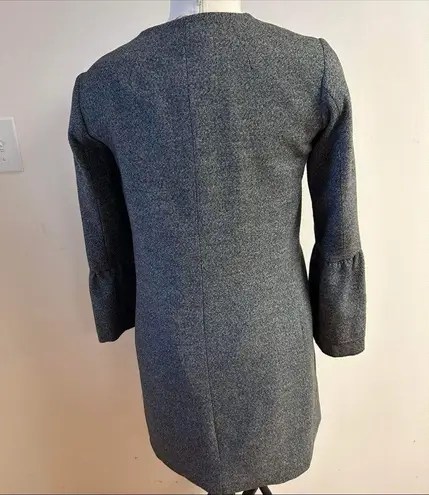 H&M  Grey Trench Coat size 6 - Image 4