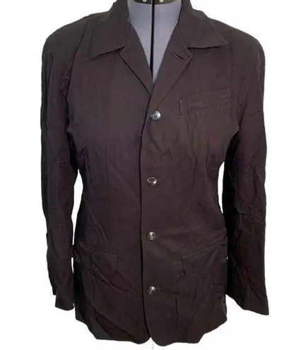 Liz Wear Button Down Jacket Black