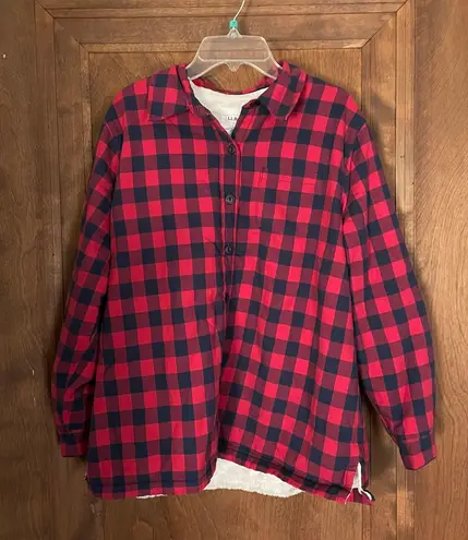 L.L.Bean  fleece flannel