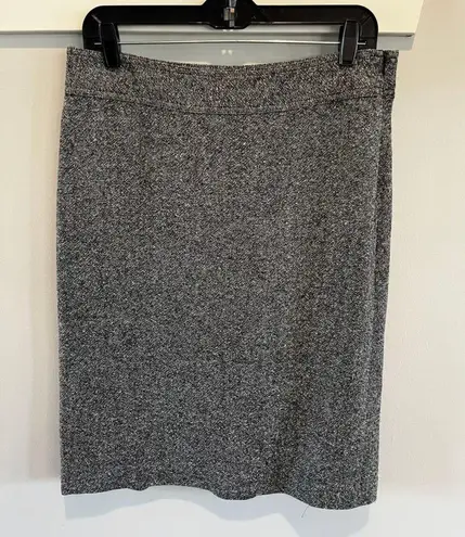 Gap Tweed Wool Straight Pencil Skirt 8