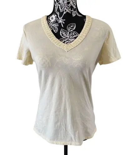 Soft Sensations V Neck T shirt Casual Lounge Loungewear Work Everyday School Blue