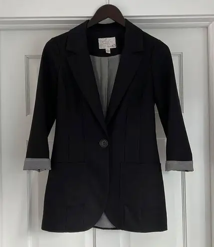 Dynamite Womens Black Blazer