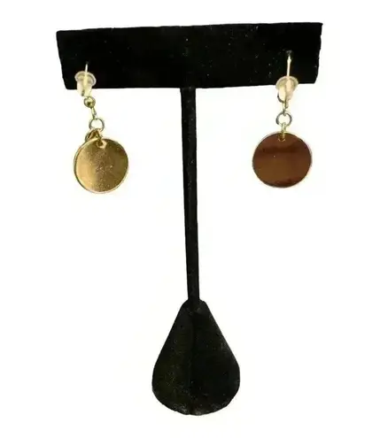 INC I.N.C. Gold/Silver Round Drop Earrings