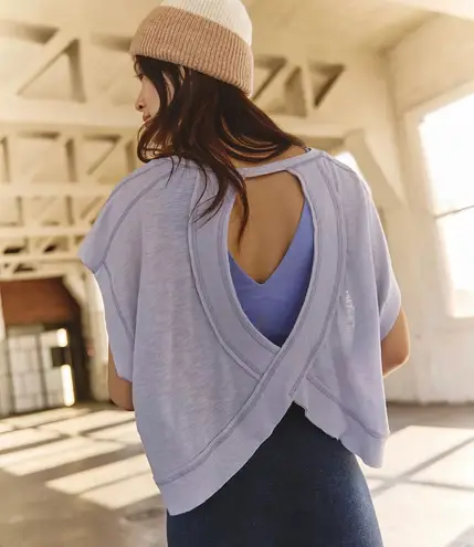 Free People  Movement My Time Tee in Steel size XL NWT - Image 2