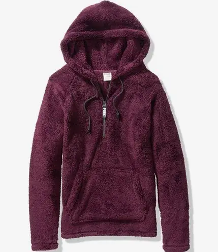 Victoria s Secret PINK Teddy Sherpa Hoodie Size L 70 12 Off Retail From Layna