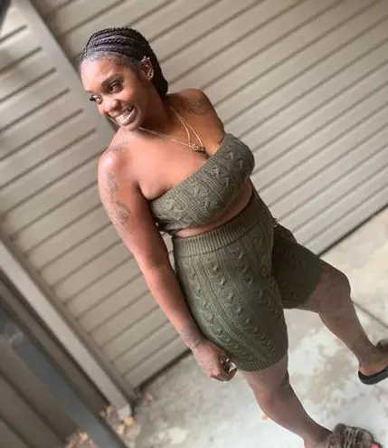 Women’s Olive Green Crochet Two