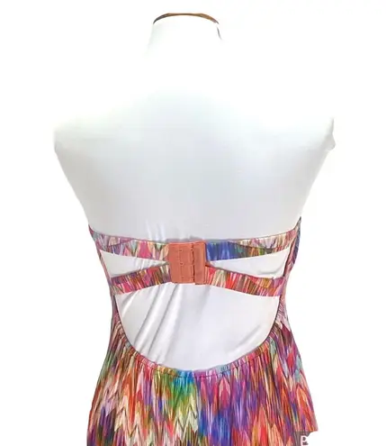 Aryn K . Women’s Dress Strapless Double Back Strapless Dress Multi Color Size S NEW
