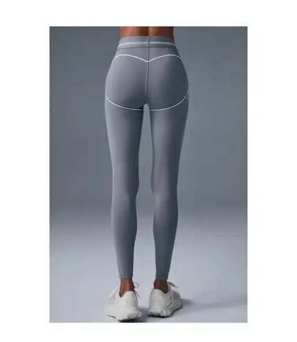 Alo Yoga Airbrush High-Waist Heart Throb Legging Steel Grey XXS