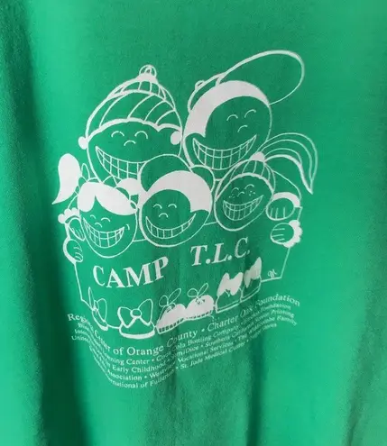 90s Vintage Camp TLC T Shirt Single Stitch USA Children Graphic Tee XL