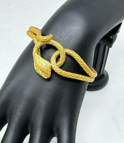JULIE VOS 24K gold plated serpent cuff, NWOT