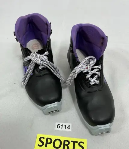 Womans Heierling XC25 SNS Profile Ski Boots Us 8.5 Eu 41 Multicolor Lace Up Black