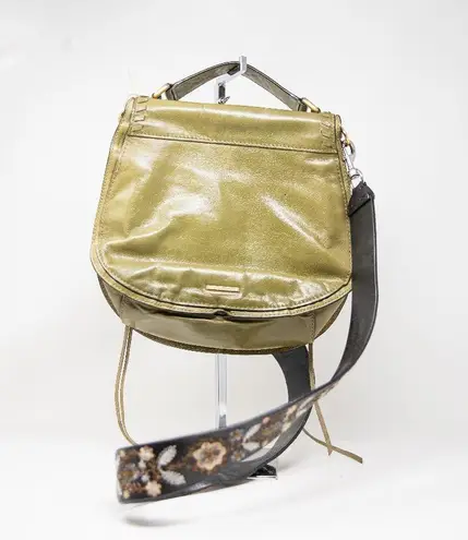 Rebecca Minkoff Vanity Genuine Leather Floral Flower Embroidered Crossbody Purse