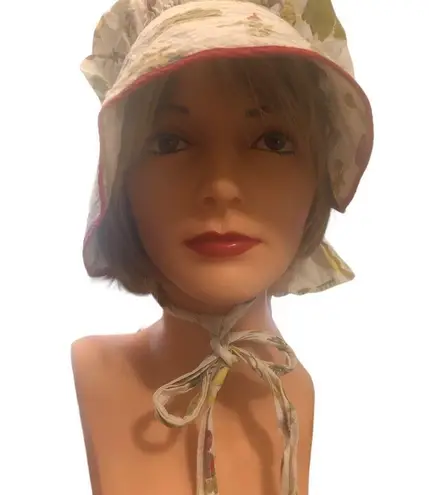 Handmade Vintage Poke Bonnet Cottagecore Minimalist Hat Cap Praire Farm OS Folklore