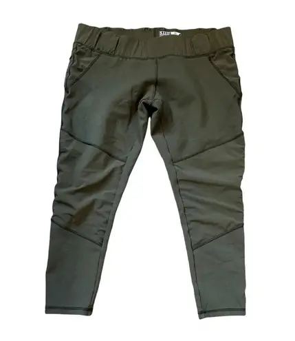 5.11 Tactical Women’s Raven Range Cropped Leggings in Olive Green Size XL