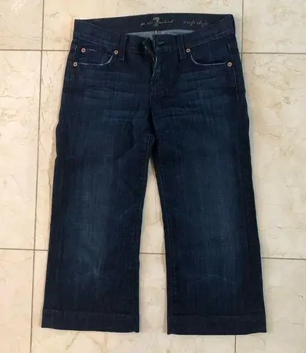 7 For All Mankind  Crop Dojo Jeans Sz 24 NWOT