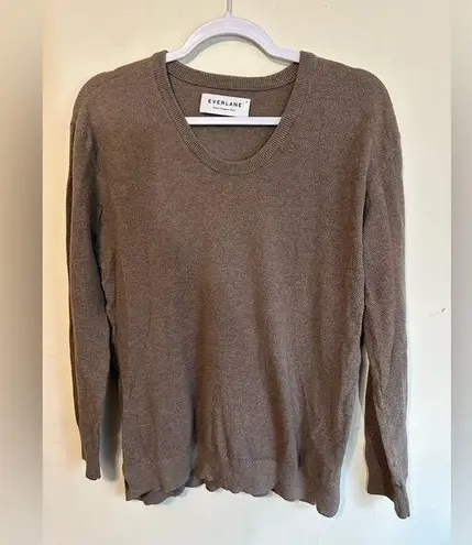 Everlane  Cashmere Blend Pullover Sweater Brown Size‎ Medium