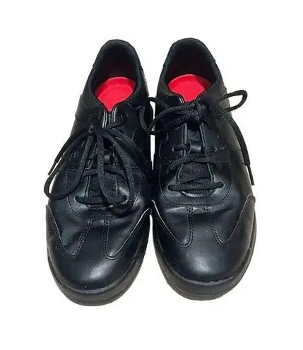 Shoes For Crews Woman’s 9 Liberty Sneakers Black Lace Up For Serving Or Working
