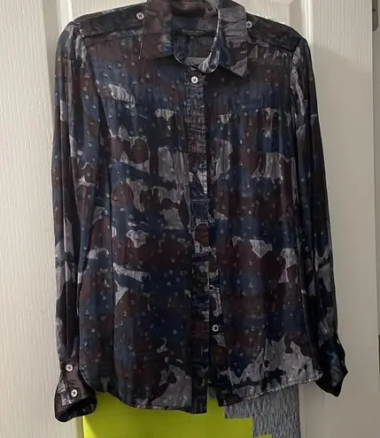 Rachel Roy 💖 Silk Button Down