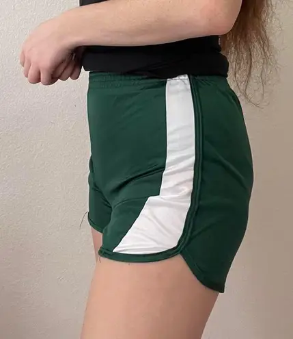 Augusta Sportswear dark green track shorts