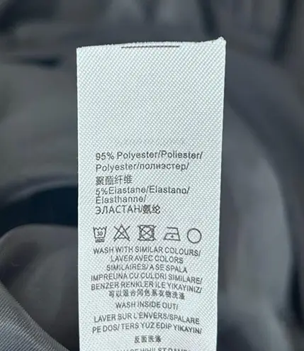 Extro & Vert Black Twist Front Blazer Skirt Dress Sz 12