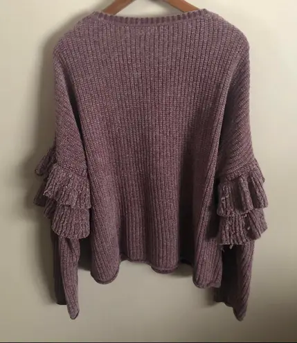 Mossimo Supply Co Mauve Pink Chenille Sweater