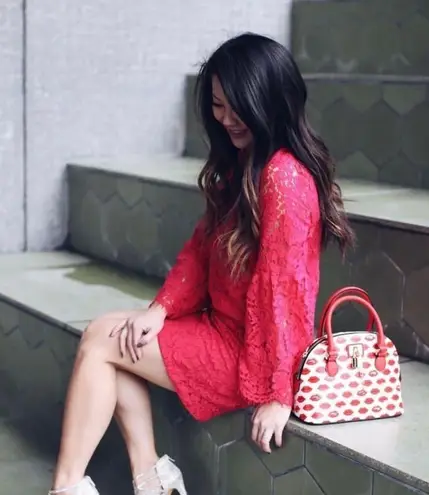 Devlin | Nordstrom White Lace Bell Sleeve Mini Shift Dress Size XS